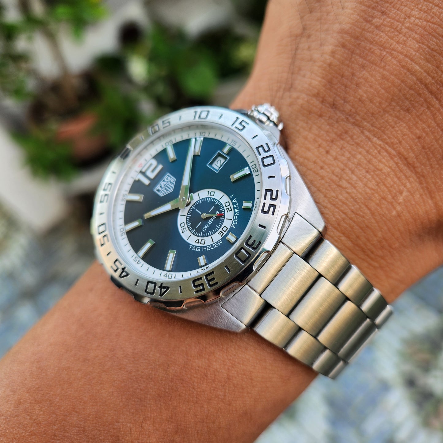 Tag Heuer F1 Calibre 6 Sunray Blue Dial 43mm - Complete Set