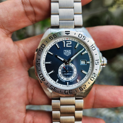 Tag Heuer F1 Calibre 6 Sunray Blue Dial 43mm - Complete Set