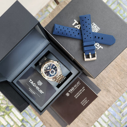 Tag Heuer F1 Calibre 6 Sunray Blue Dial 43mm - Complete Set