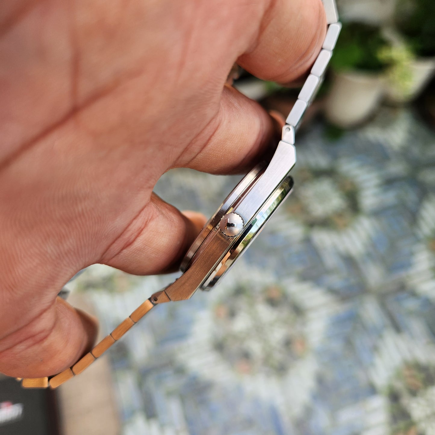 Tissot PRX Rose Gold Indeces in Silver/White Dial 40mm