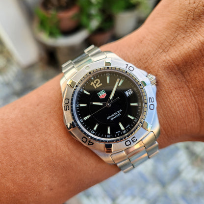 Tag Heuer Aquaracer 300M Steel Bezel in Black Dial 39mm