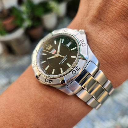 Tag Heuer Aquaracer 300M Steel Bezel in Black Dial 39mm