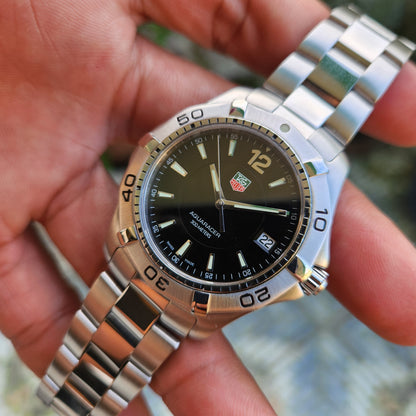 Tag Heuer Aquaracer 300M Steel Bezel in Black Dial 39mm