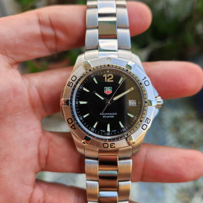 Tag Heuer Aquaracer 300M Steel Bezel in Black Dial 39mm