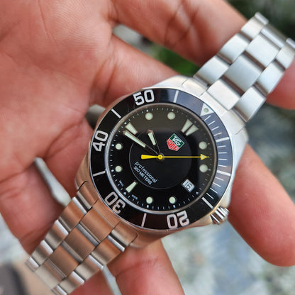 Tag Heuer Aquaracer 300M Black Alum Insert Bezel in Black Dial 39mm