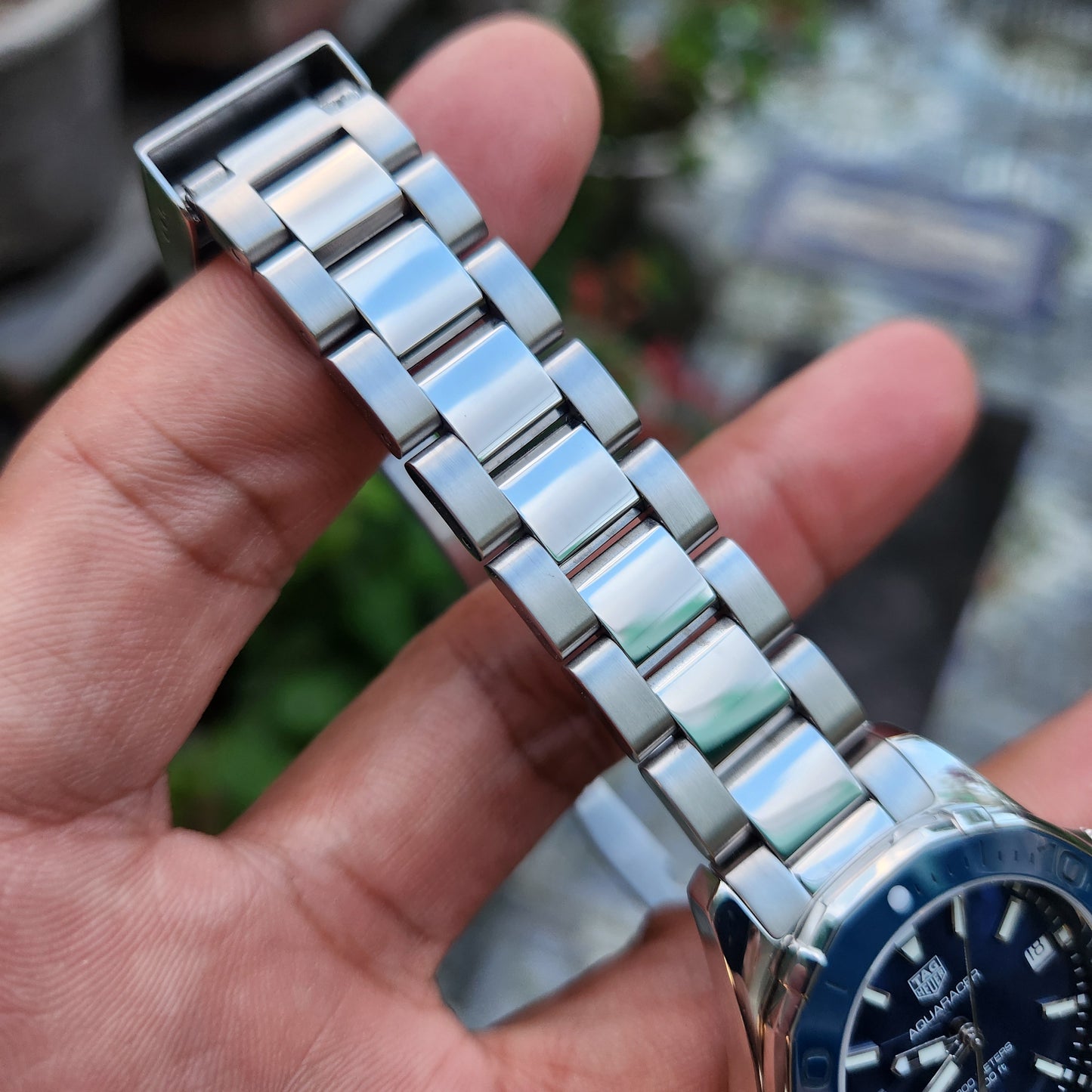 Tag Heuer Ladies Aquaracer Ceramic Bezel in Blue Mother of Pearl Dial 35mm - Complete Set
