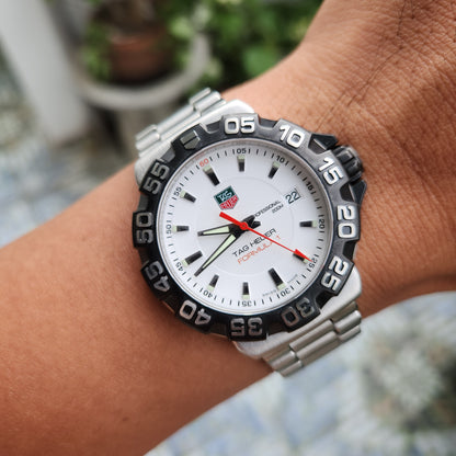 Tag Heuer F1 White Dial 41mm