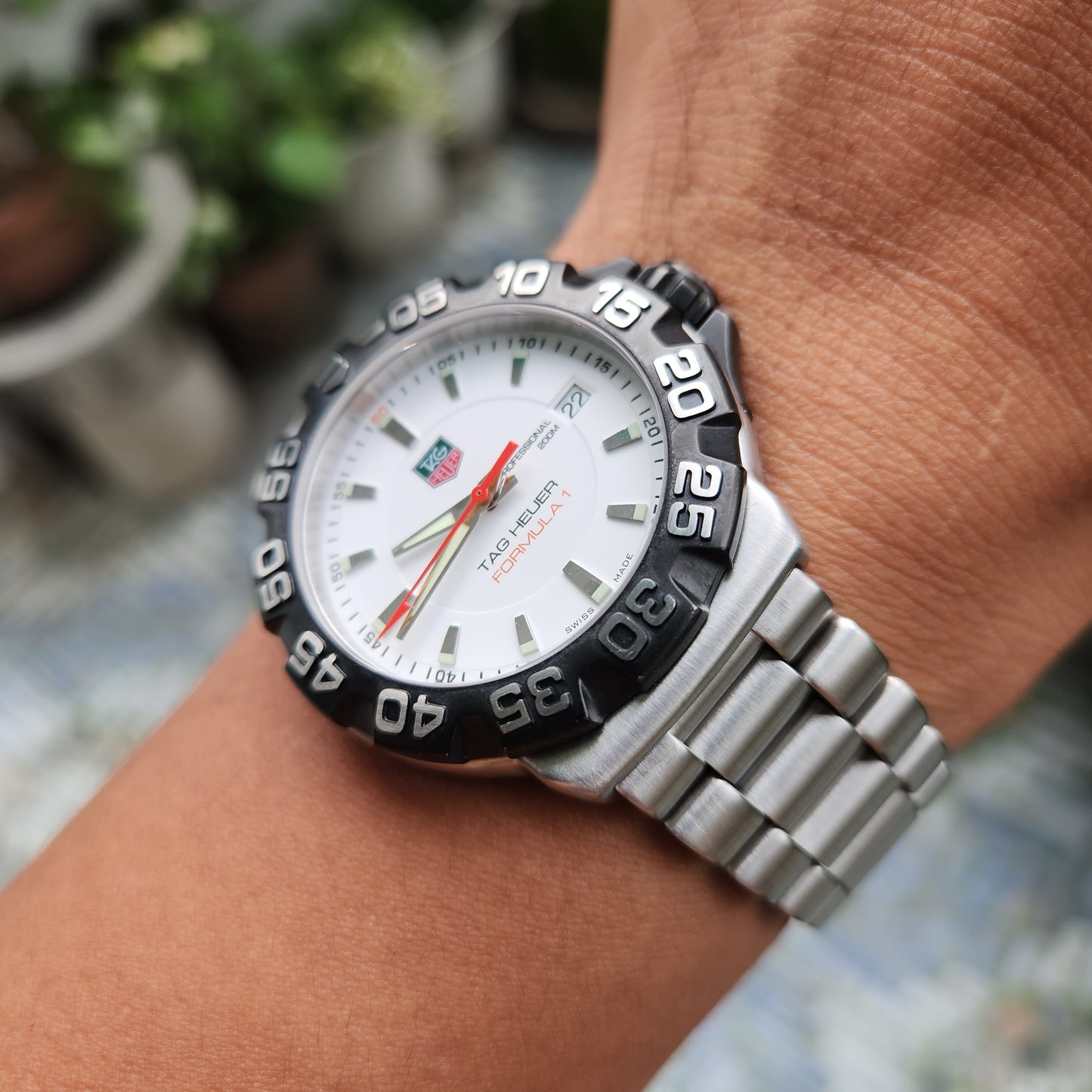 Tag Heuer F1 White Dial 41mm