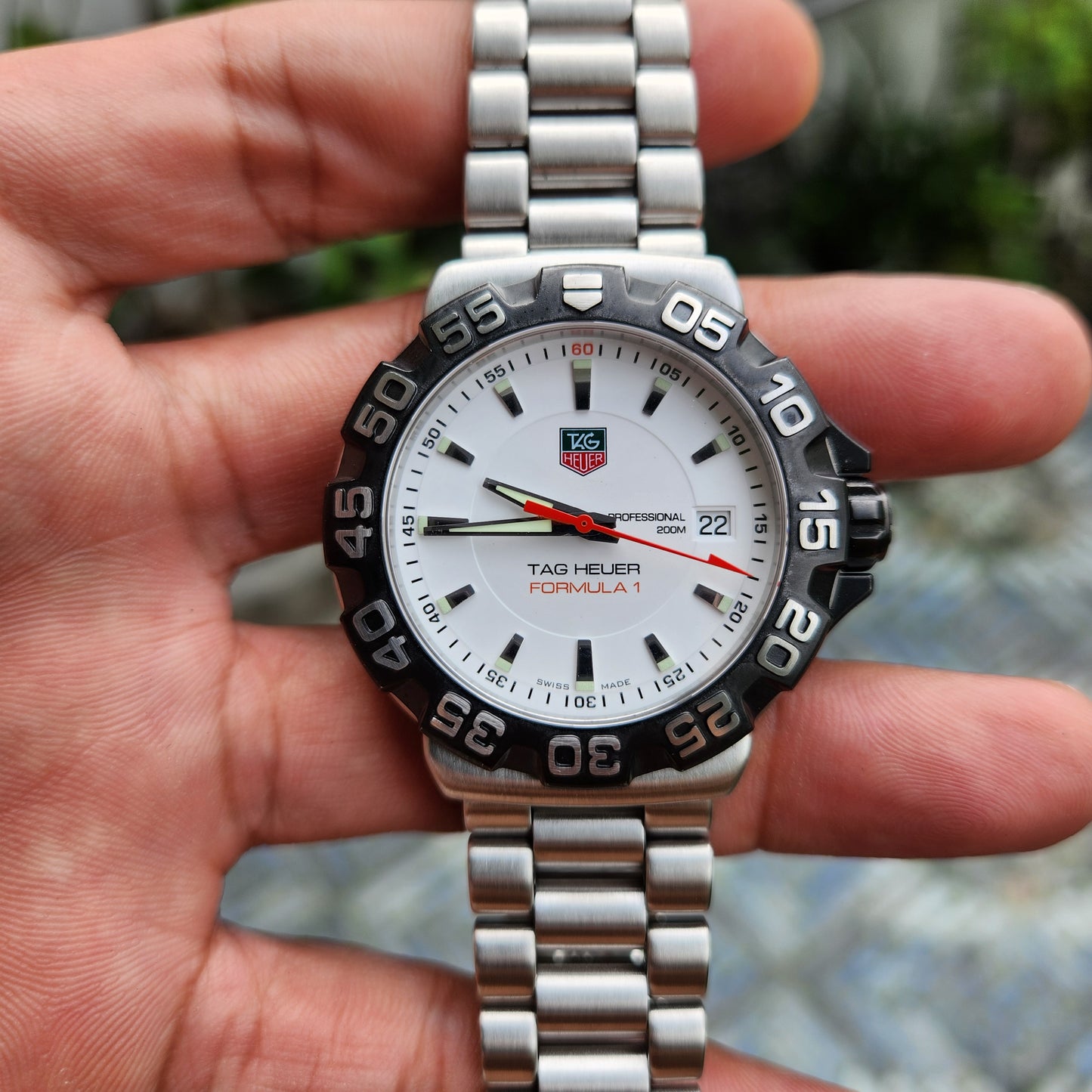 Tag Heuer F1 White Dial 41mm