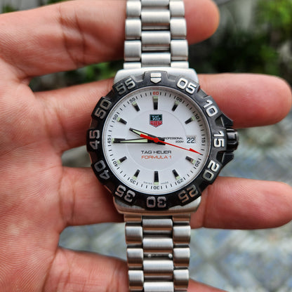 Tag Heuer F1 White Dial 41mm