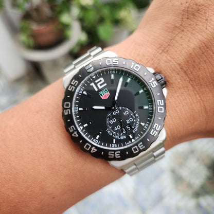 Tag Heuer F1 Grande Date Black Dial 42mm