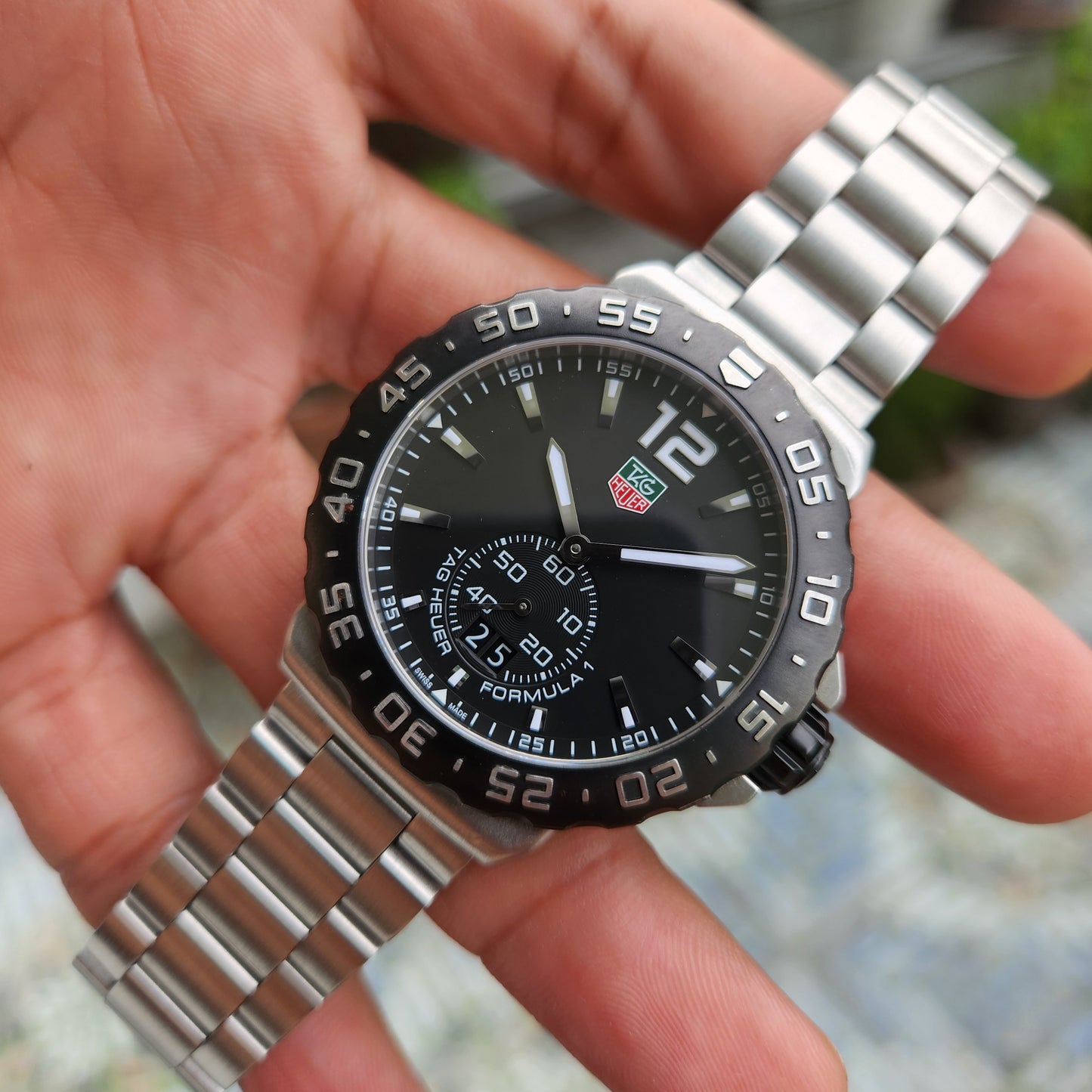 Tag Heuer F1 Grande Date Black Dial 42mm