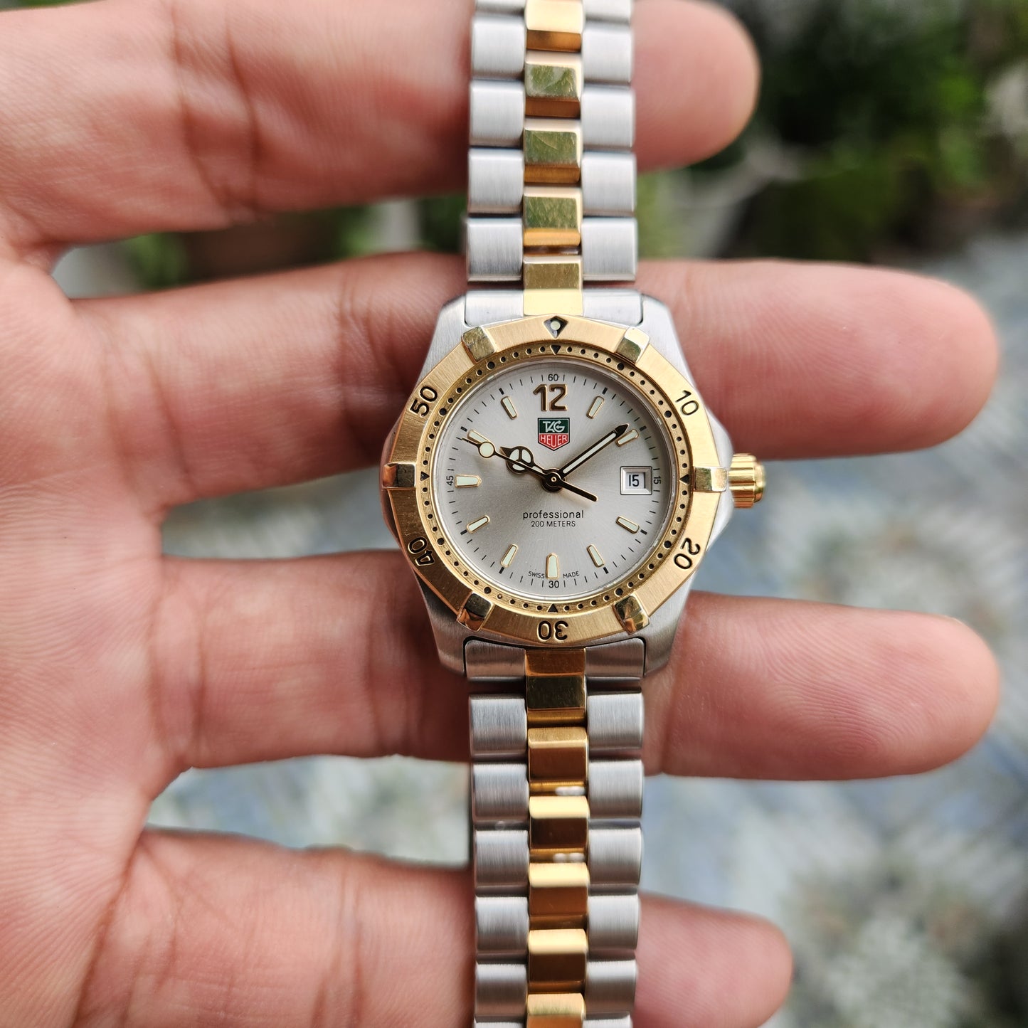 Tag Heuer Ladies Professional Two-Tone Silver Dial 28mm