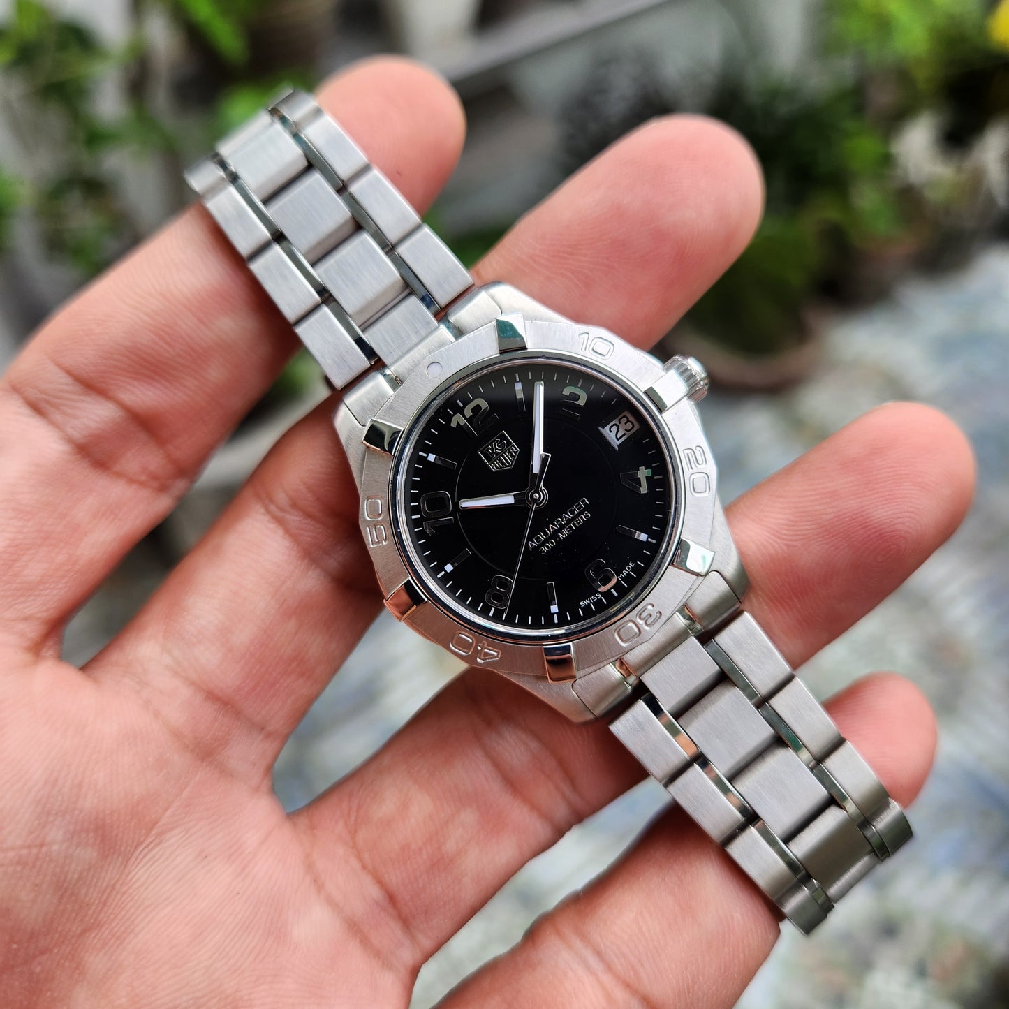 Tag Heuer Ladies Aquaracer Black Dial 33mm