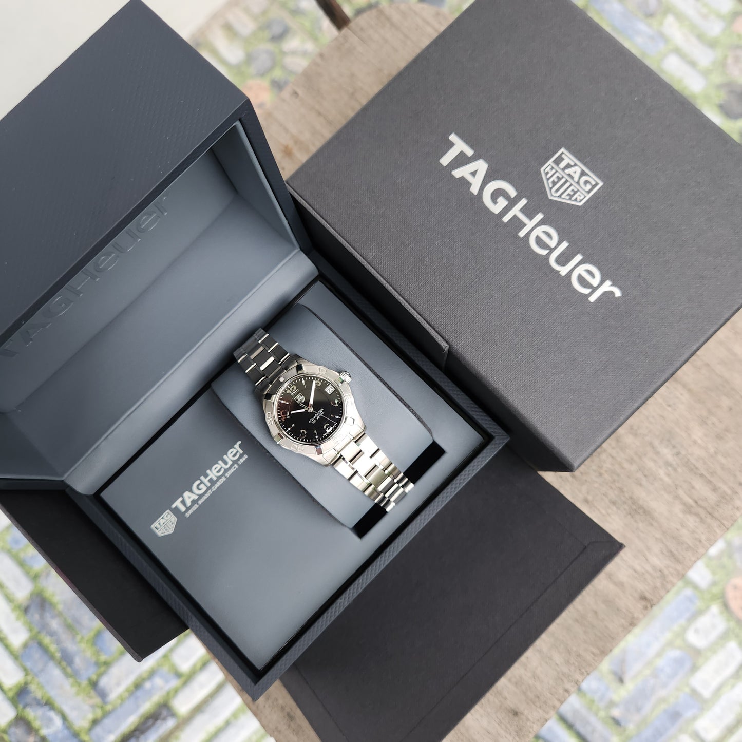 Tag Heuer Ladies Aquaracer Black Dial 33mm