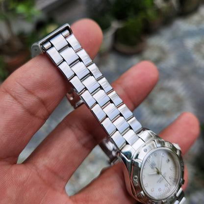 Tag Heuer Ladies Aquaracer White Mother of Pearl Dial with Diamonds 27mm&nbsp;