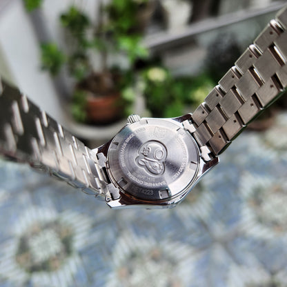 Tag Heuer Ladies Aquaracer White Mother of Pearl Dial with Diamonds 27mm&nbsp;