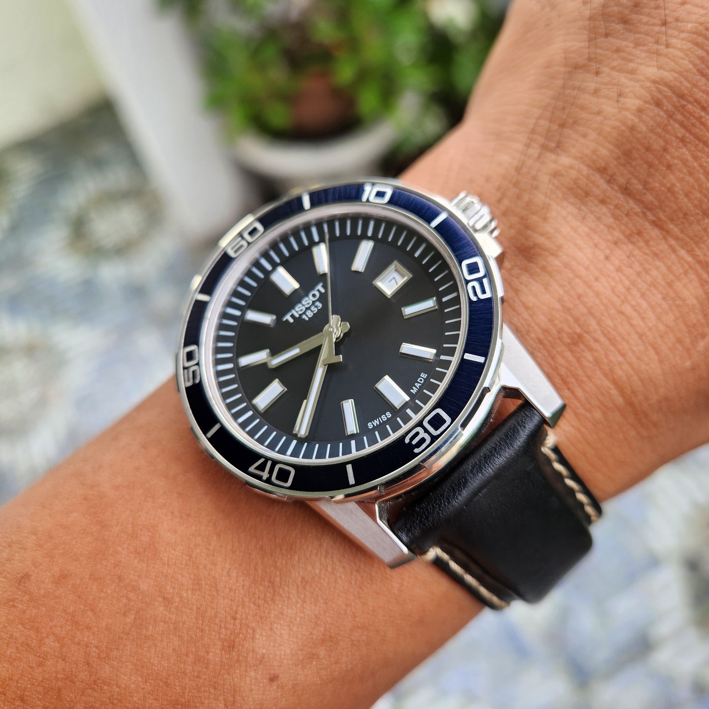 Tissot Supersport Gent in Blue Dial 44mm