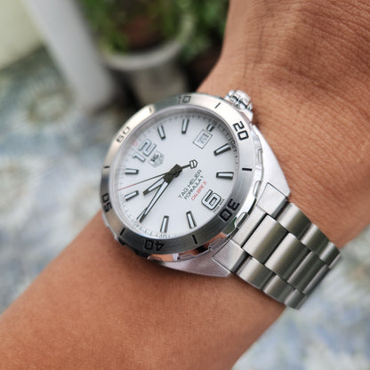 Tag Heuer F1 Calibre 5 White Dial 41mm - Complete Set