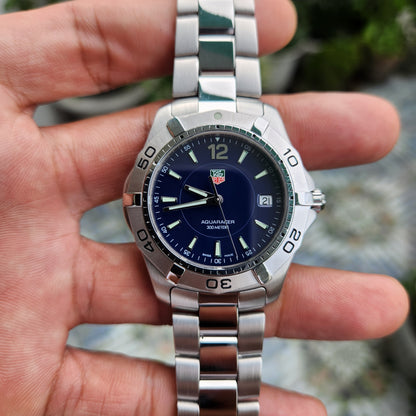 Tag Heuer Aquaracer 300M Steel Bezel in Blue Dial 39mm