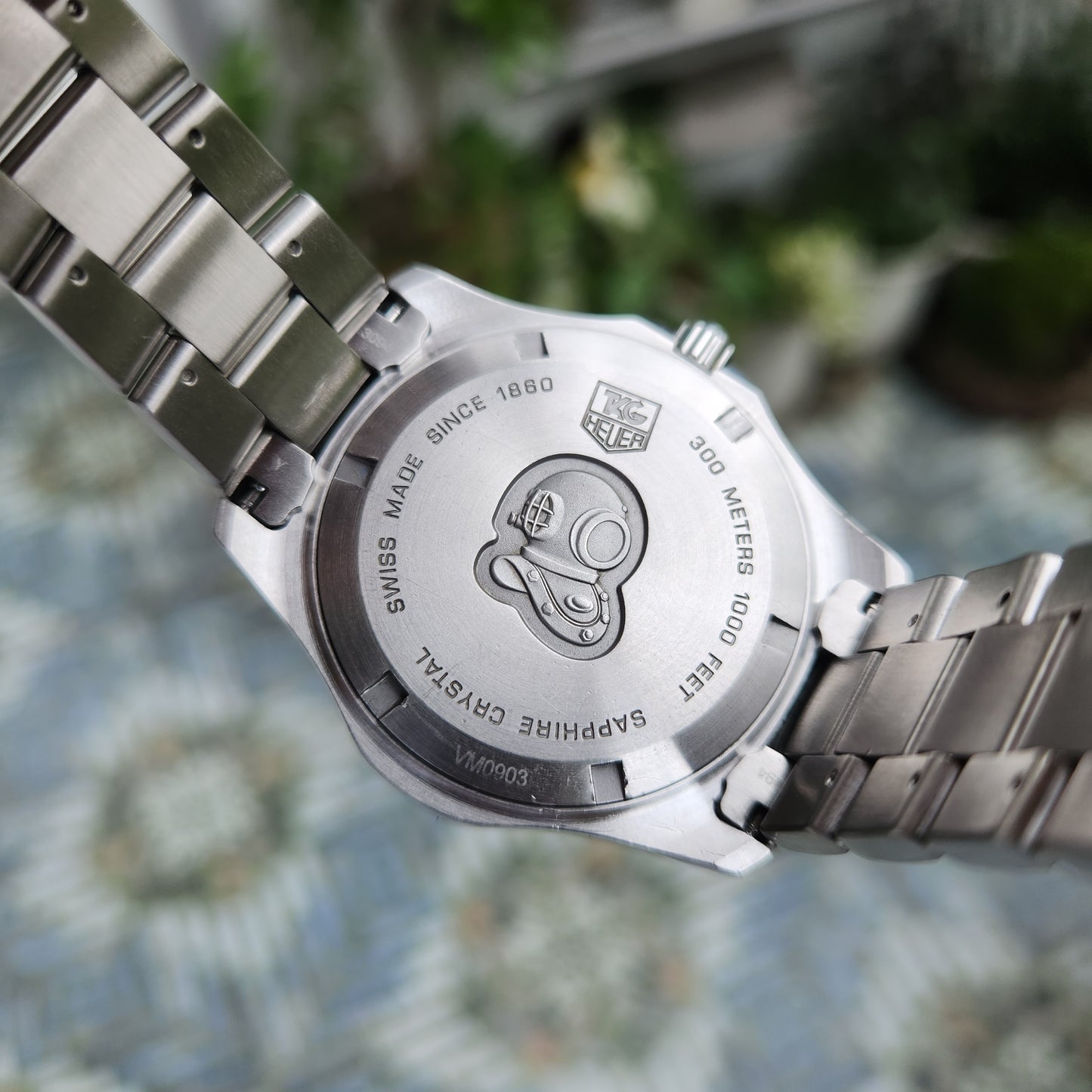 Tag Heuer Aquaracer 300M Steel Bezel in White Dial 39mm