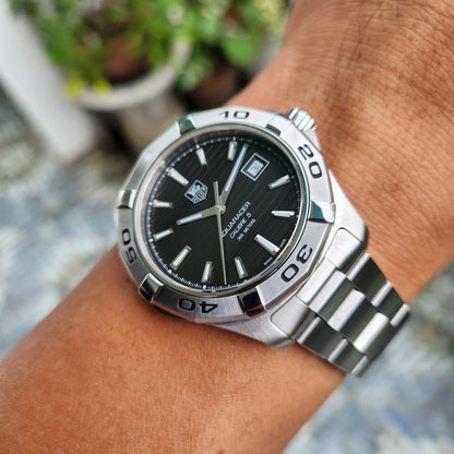 Tag Heuer Aquaracer Calibre 5 in Black Dial 41mm