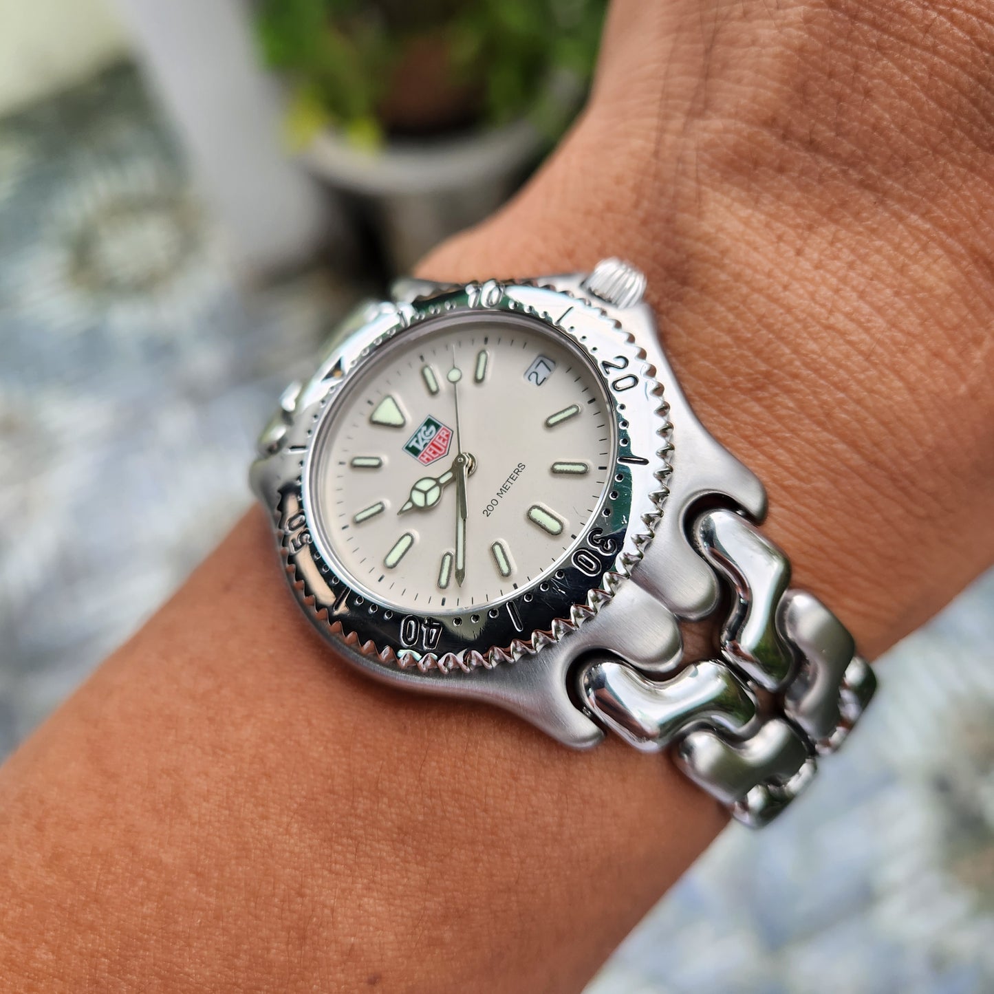 Tag Heuer Link S/EL Vintage in Cream Dial 38mm