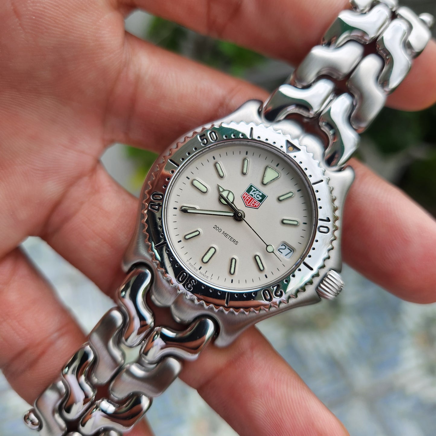 Tag Heuer Link S/EL Vintage in Cream Dial 38mm