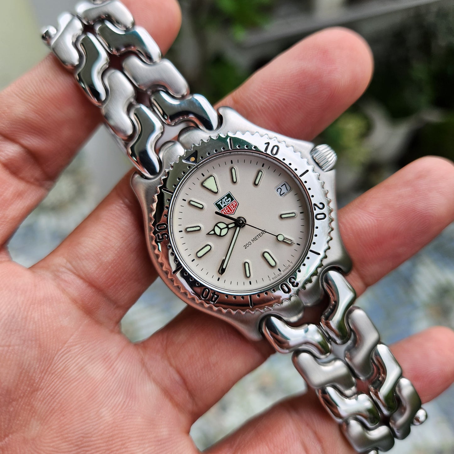 Tag Heuer Link S/EL Vintage in Cream Dial 38mm