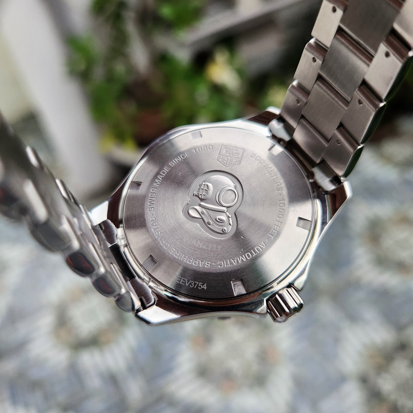 Tag Heuer Aquaracer Calibre 5 Steel Alu Bezel in Blue Dial 41mm