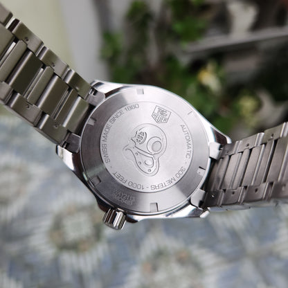 Tag Heuer Aquaracer Calibre 5 in Sunray Grey Dial 41mm - Complete Set