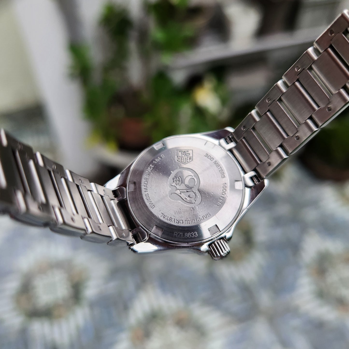 Tag Heuer Ladies Aquaracer Mother of Pearl White Dial with 11 Diamonds 27mm