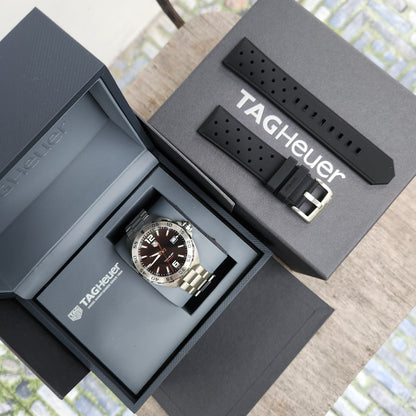 Tag Heuer F1 Steel Bezel in Black Dial 41mm