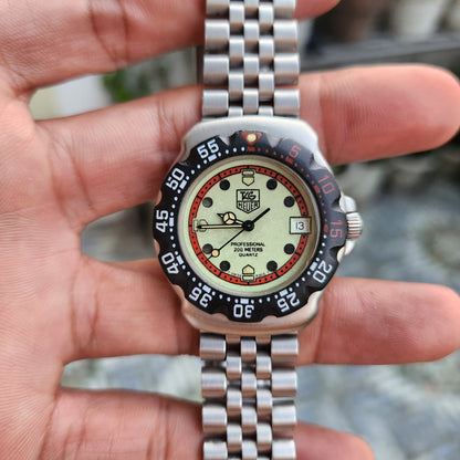 Tag Heuer F1 Classic Midsize Black Bezel in Full Lume Dial 34mm