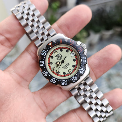Tag Heuer F1 Classic Midsize Black Bezel in Full Lume Dial 34mm