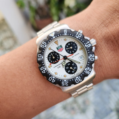 Tag Heuer F1 Chronograph Vintage in Panda Dial 38mm