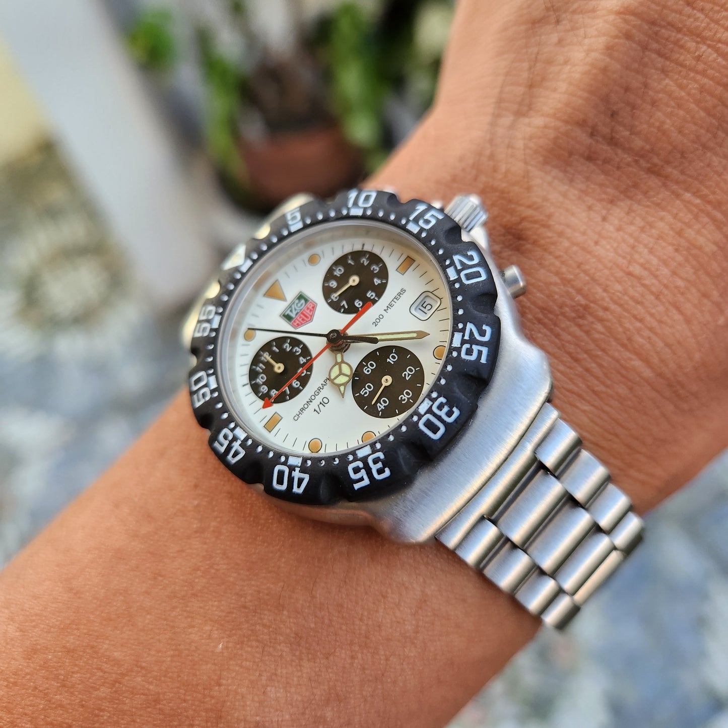 Tag Heuer F1 Chronograph Vintage in Panda Dial 38mm