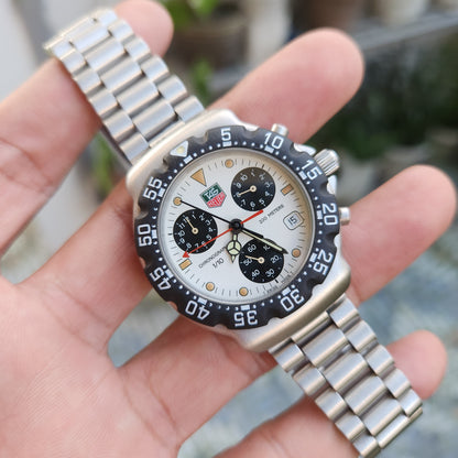 Tag Heuer F1 Chronograph Vintage in Panda Dial 38mm