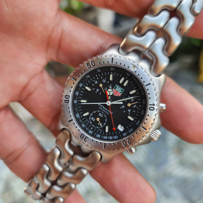 Tag Heuer S/EL Chronograph Black Dial 39mm