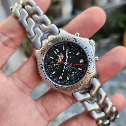 Tag Heuer S/EL Chronograph Black Dial 39mm