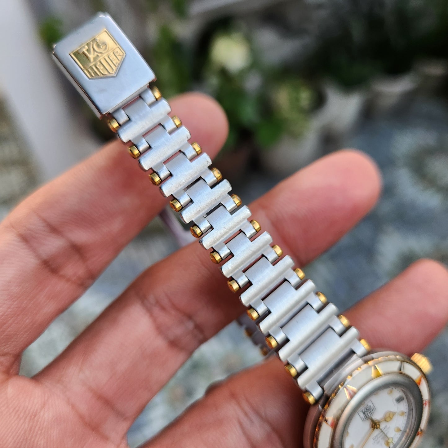 Tag Heuer Executive Professional Ladies Vintage with Nautical Flag Bezel in White Dial 28mm
