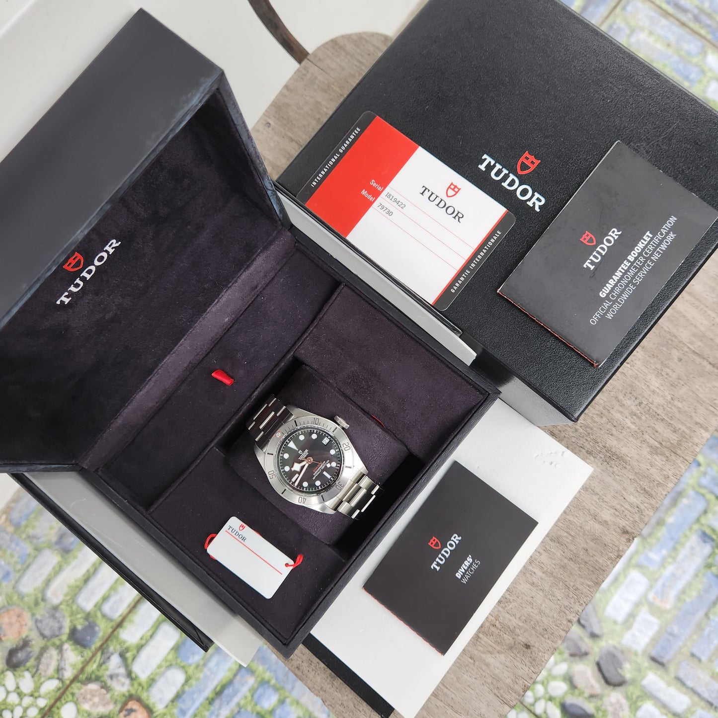 Tudor Black Bay Heritage 'Steel' Chronometer 41mm - Complete Set