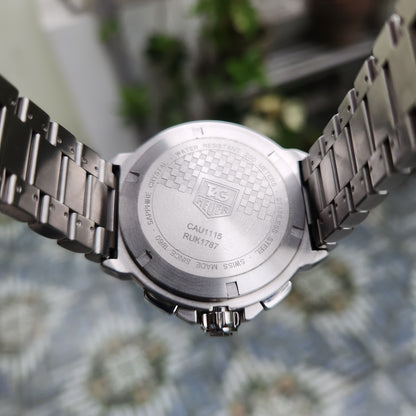 Tag Heuer F1 Chronograph Ceramic Bezel in Anthracite Grey Dial 42mm - Complete Set