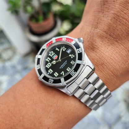 Tag Heuer 2000 Series Professional Vintage 'Coke' Bezel in Black Dial 38mm