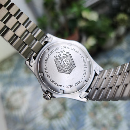 Tag Heuer 2000 Series Professional Vintage 'Coke' Bezel in Black Dial 38mm