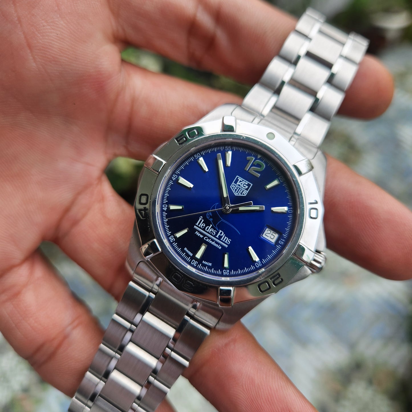 Tag Heuer Aquaracer Calibre 5 'Isle of Pines' Limited Edition in Blue Sunburst Dial 39mm