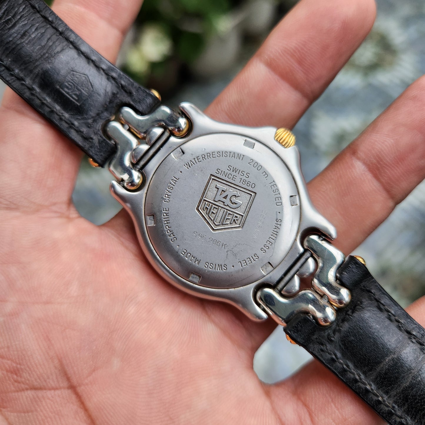 Tag Heuer Link S/EL Professional in Leather Strap in Grey Dial 38mm