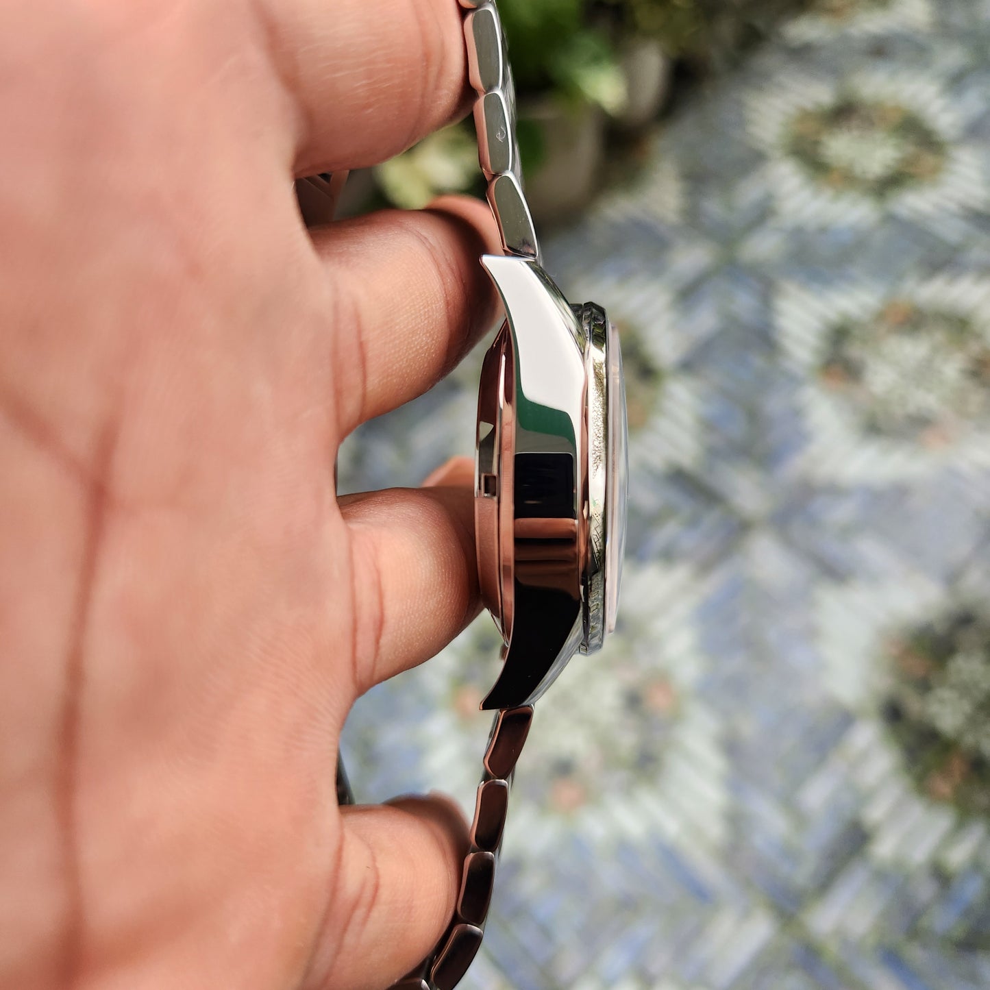 Tag Heuer Carrera Heritage Calibre 16 Chronograph in Rose Gold Arabic Markers in Silver Dial 41mm - Complete Set
