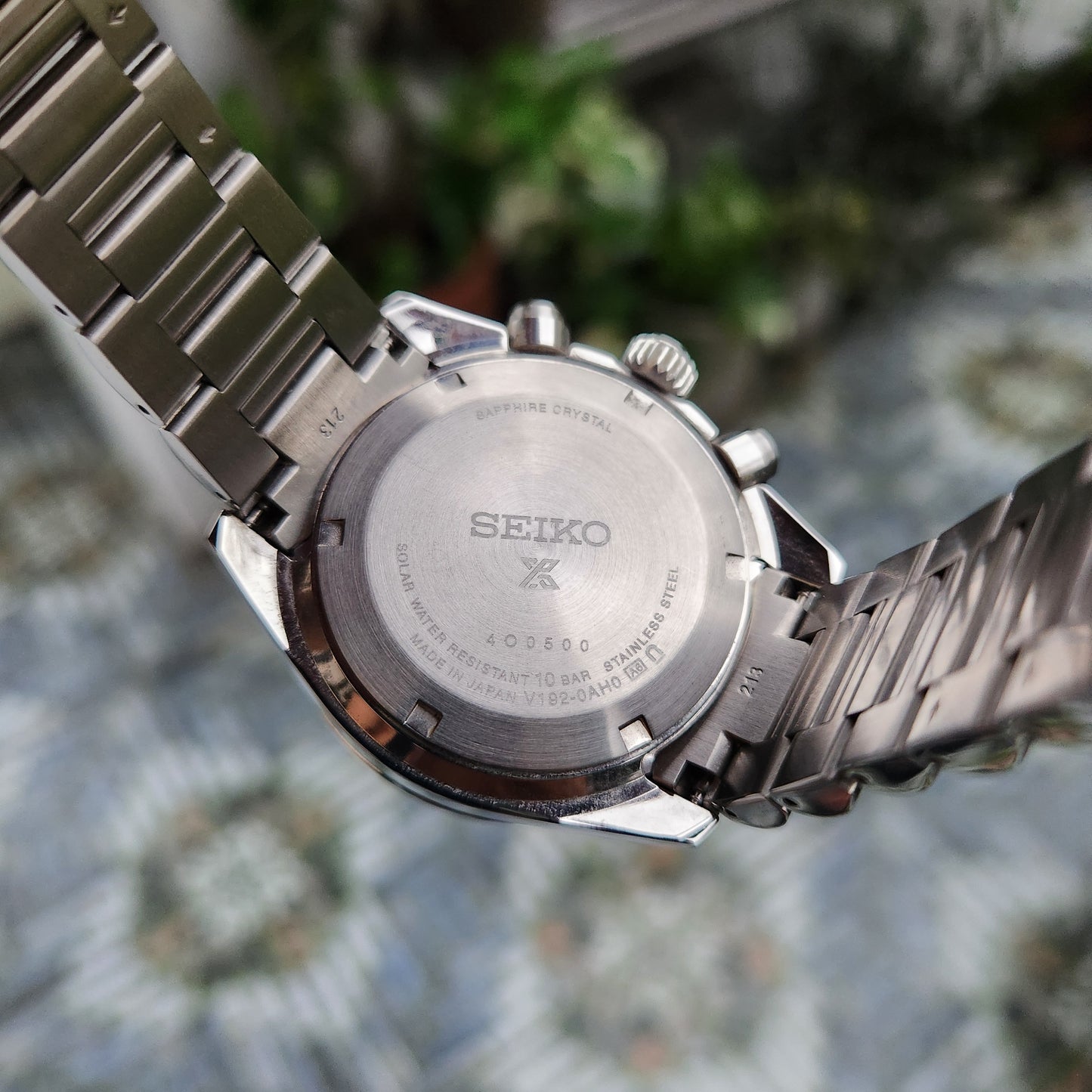 Seiko Prospex Solar Chronograph Speedtimer 'Pogue' in Yellow Dial- Complete Set