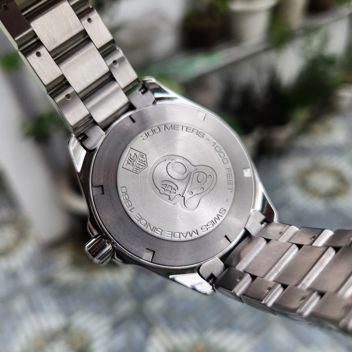 Tag Heuer Aquaracer 300M Steel Bezel in White Dial 41mm